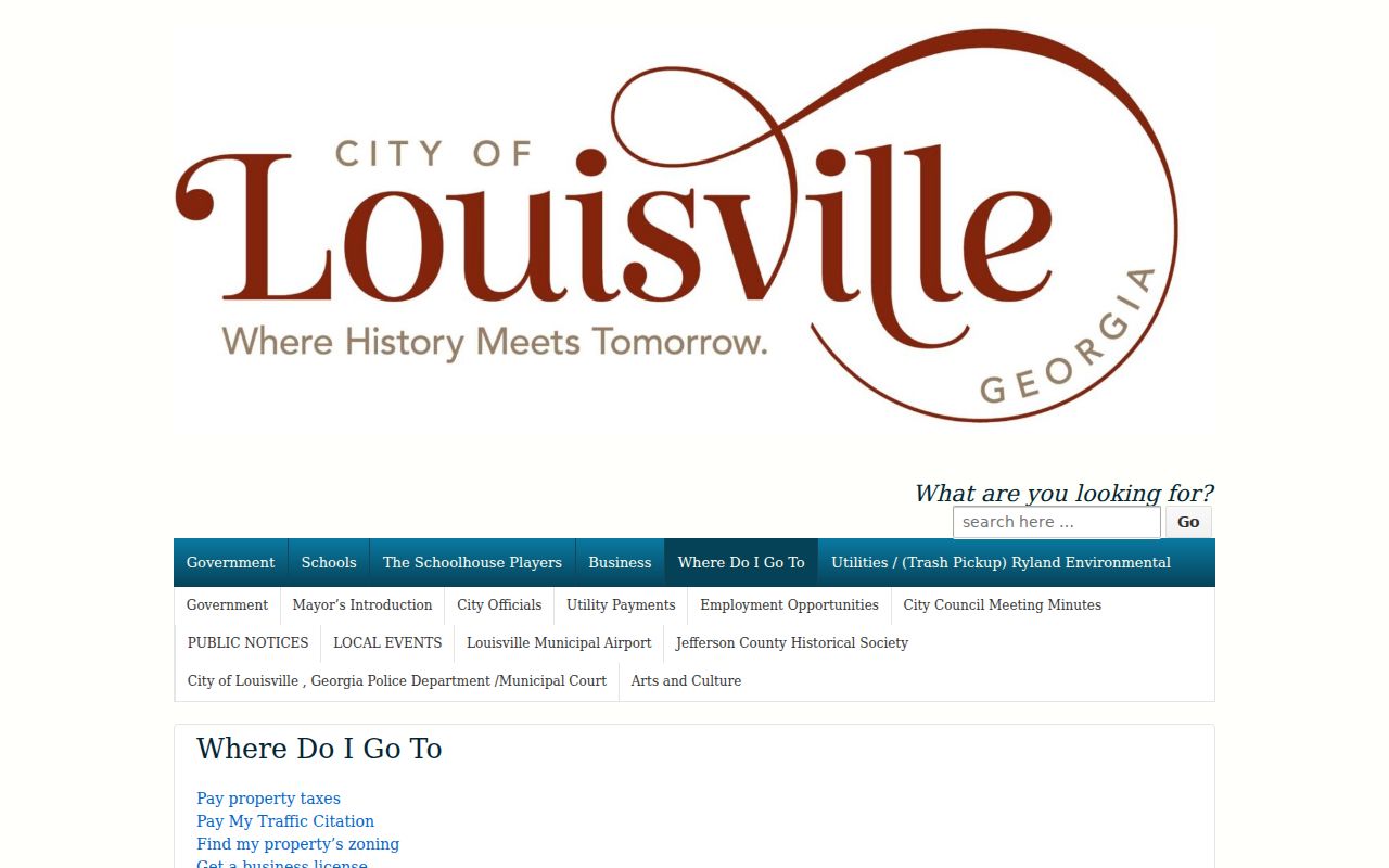 Louisville official traffic payment and municipal court directions